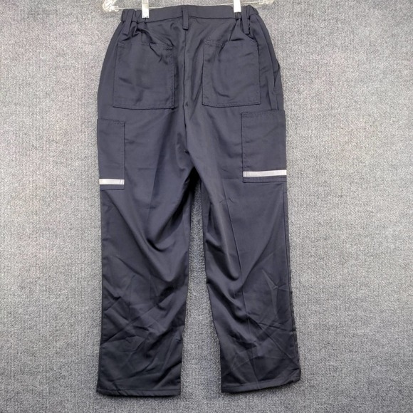 FedEx Stan Herman Womens Reflective Uniform Pants Blue Size 04-35U Pockets - Picture 3 of 10